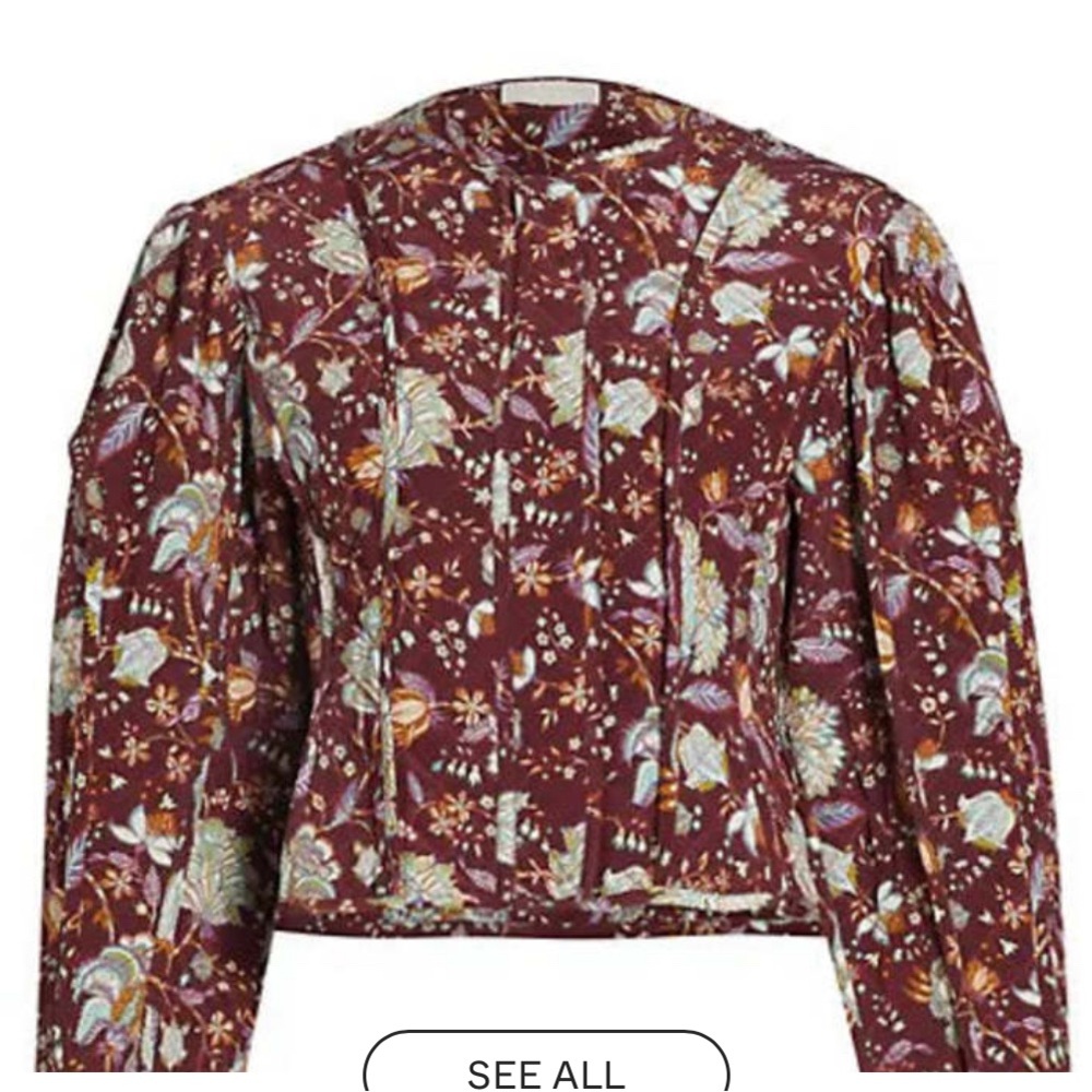 Ulla Johnson Anika jacket. Color heliotrope. Size S
